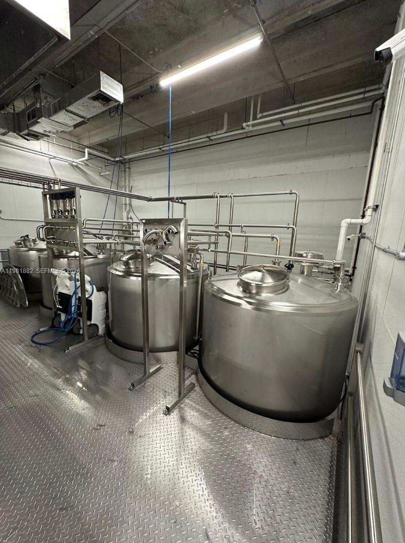 Complete Food Manufacturing Facility with Modern Stainless Steel Equipment