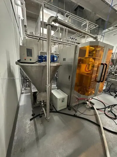 Complete Food Manufacturing Facility with Modern Stainless Steel Equipment