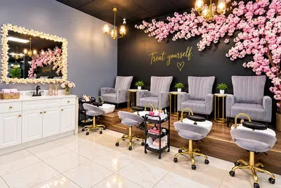 Complete Nail Salon Equipment Package with Beer  Wine License