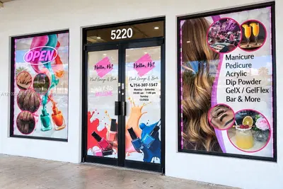 Complete Nail Salon Equipment Package with Beer  Wine License
