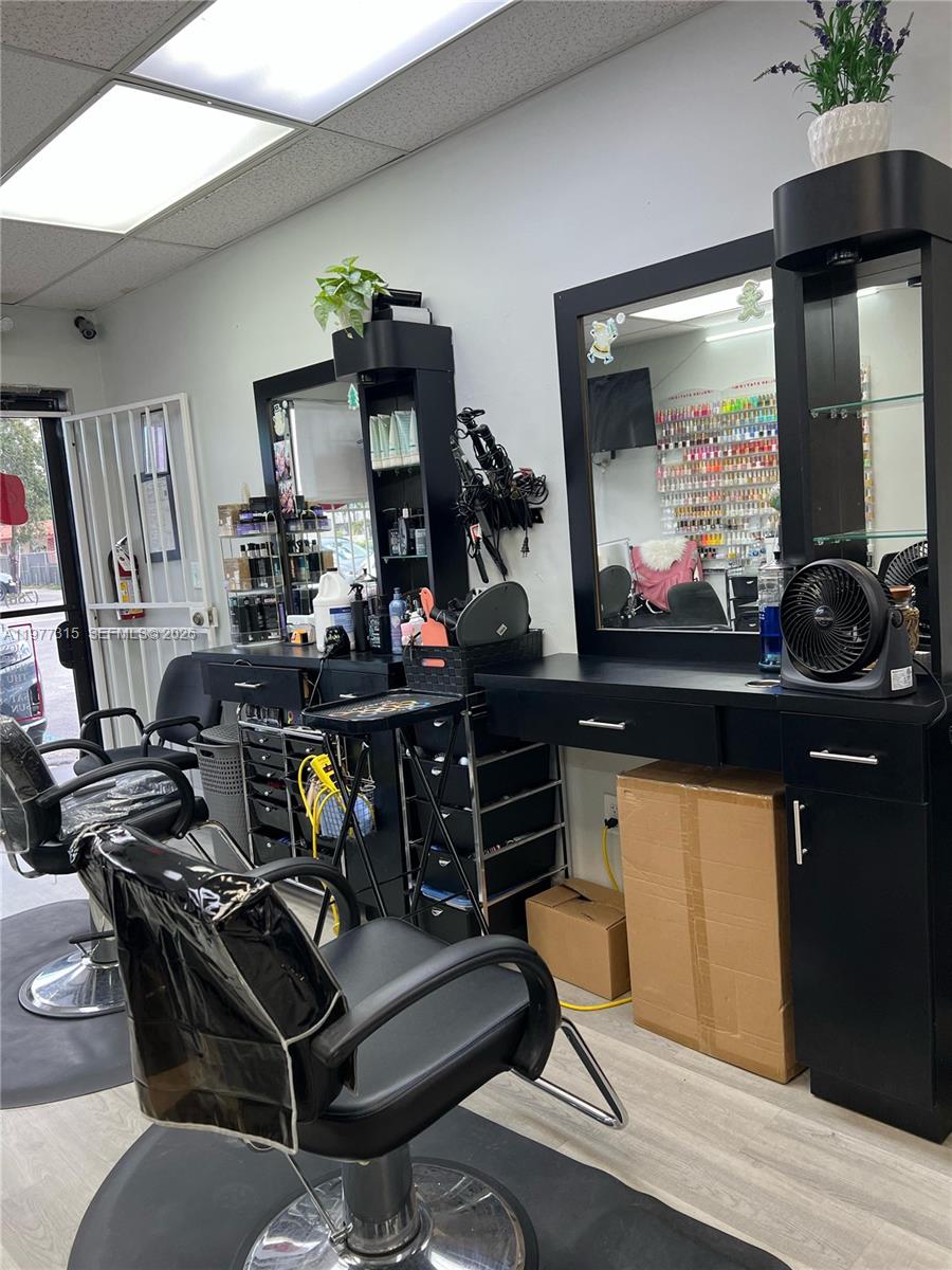 Complete Beauty Salon Equipment Package with Multiple Service Stations