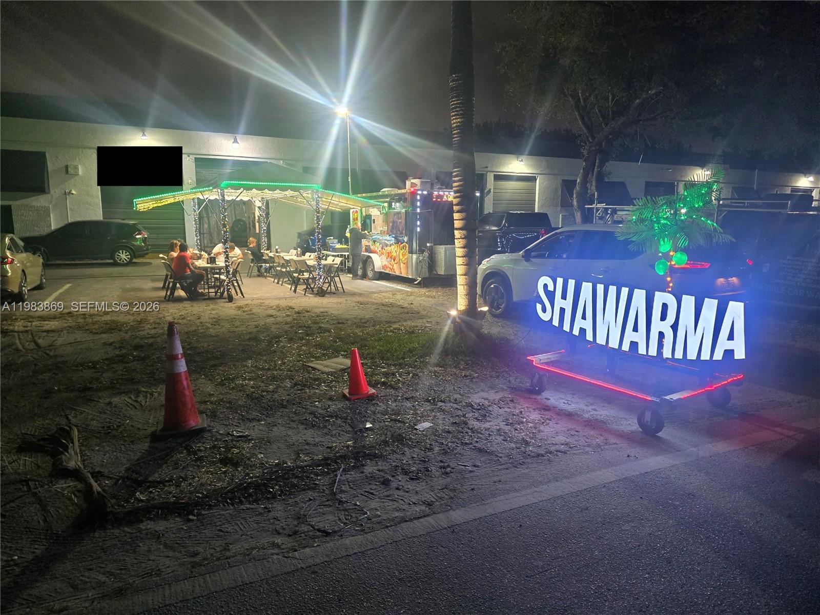 Complete Food Truck and Dining Area Asset Package