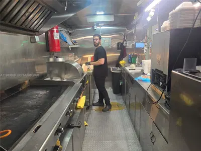 Complete Food Truck and Dining Area Asset Package