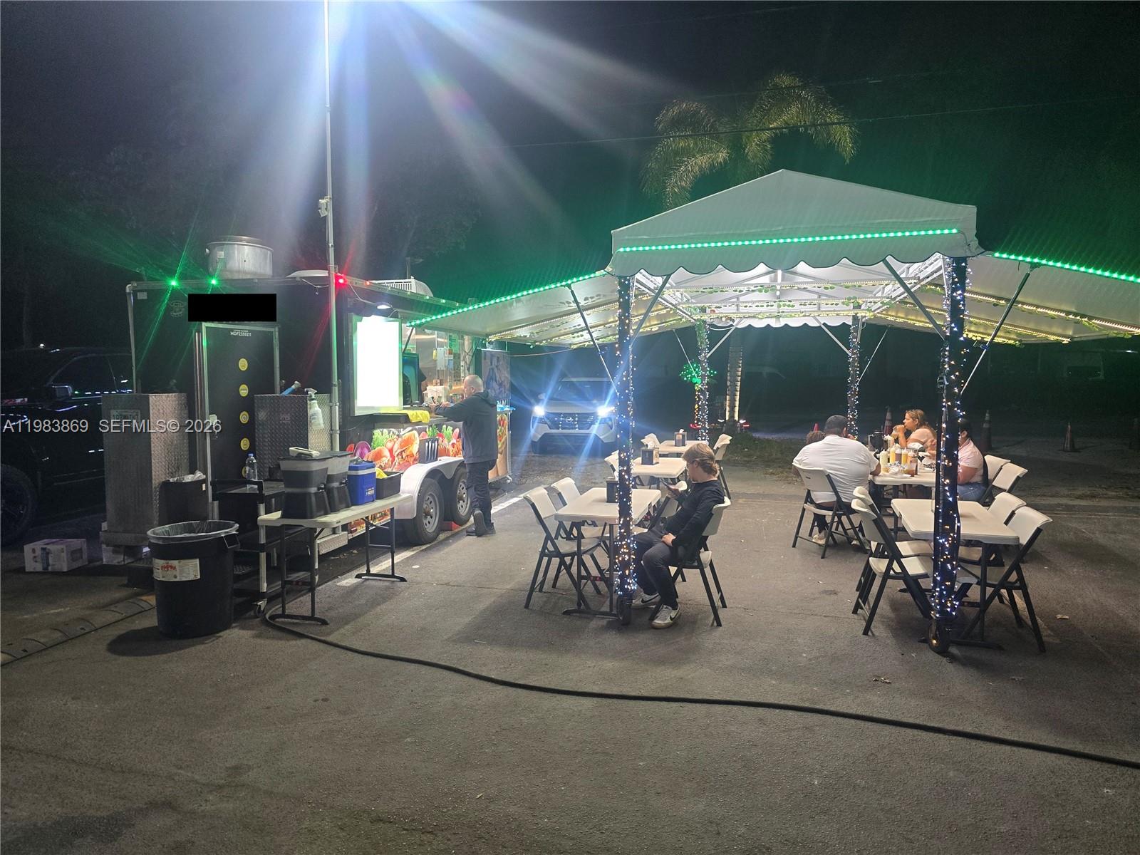Complete Food Truck and Dining Area Asset Package