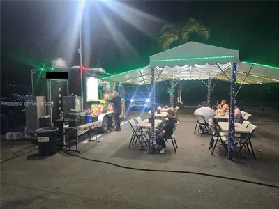 Complete Food Truck and Dining Area Asset Package
