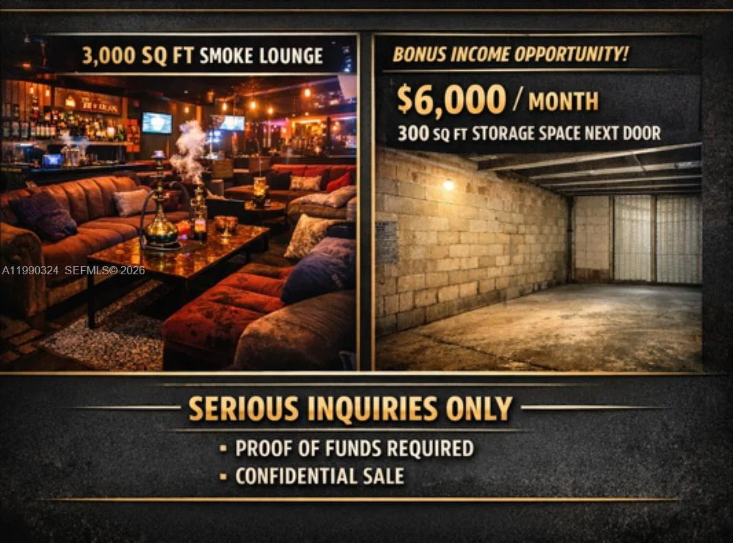 Profitable Smoke Lounge with Significant Growth Potential