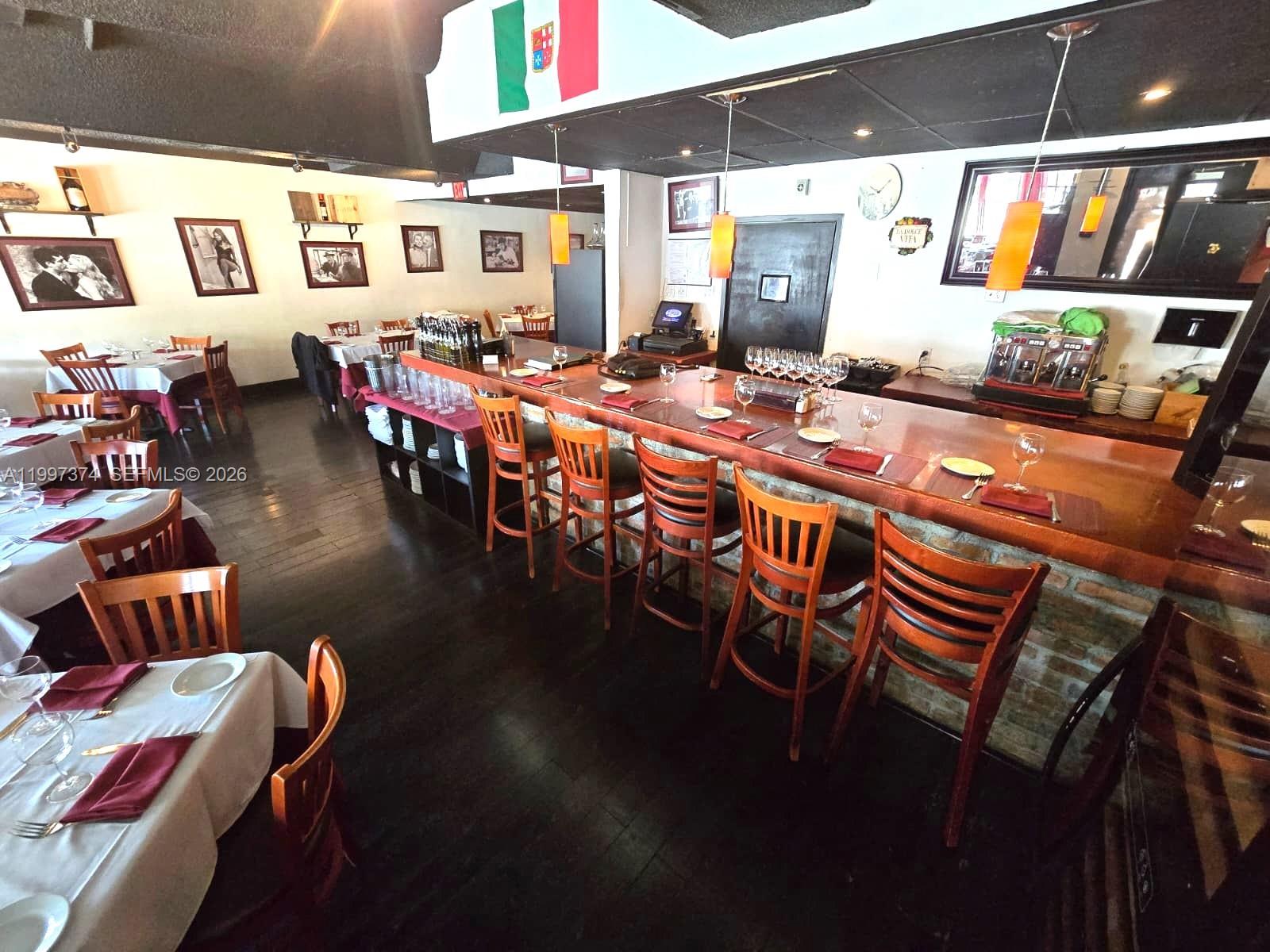 Established Italian Restaurant with Transferable Wine and Beer License