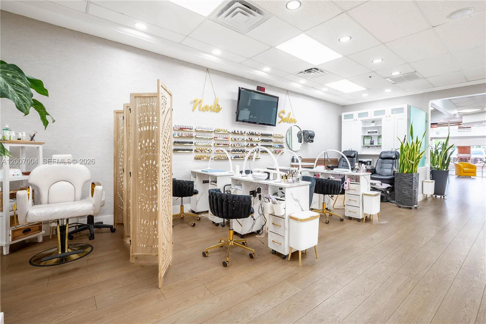 Luxury Salon Assets with High End Finishes and Custom Fixtures