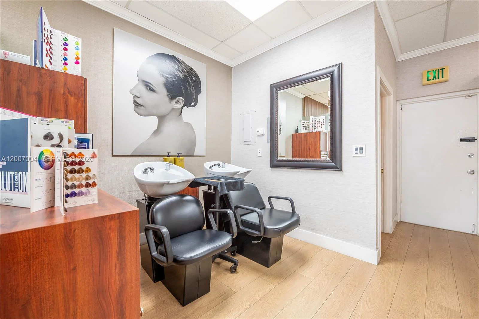 Luxury Salon Assets with High End Finishes and Custom Fixtures