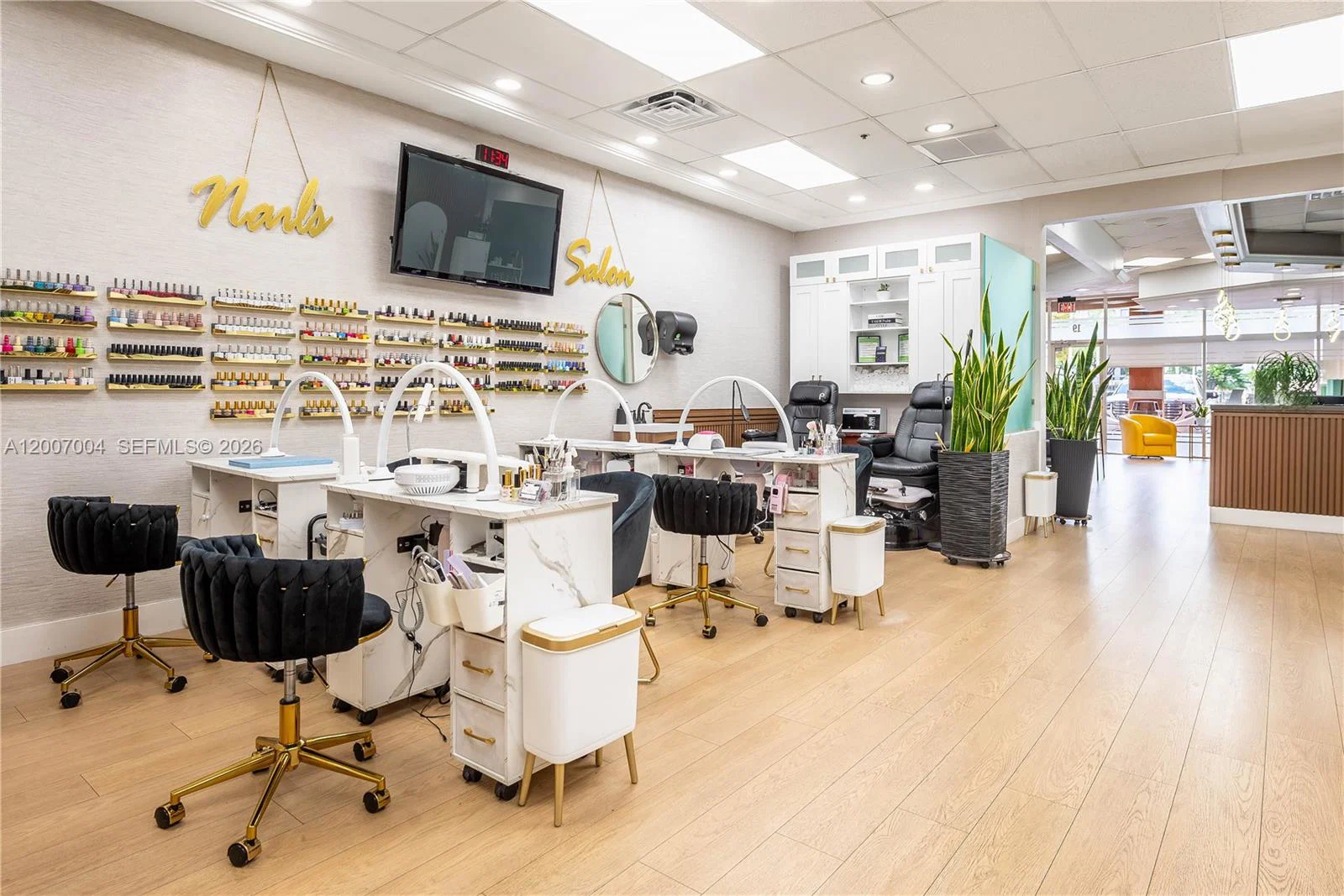Luxury Salon Assets with High End Finishes and Custom Fixtures