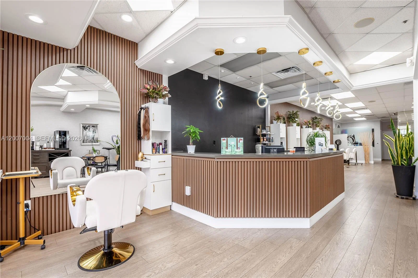 Luxury Salon Assets with High End Finishes and Custom Fixtures