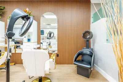 Luxury Salon Assets with High End Finishes and Custom Fixtures
