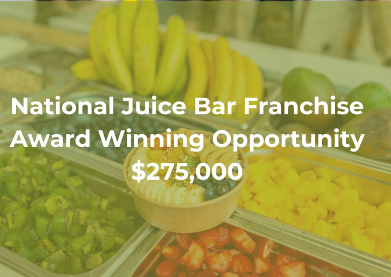 Complete Juice Bar Equipment Package with Modern Build Out