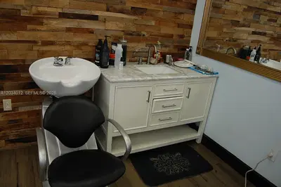 Complete Barbershop Equipment Package with 6 Chairs