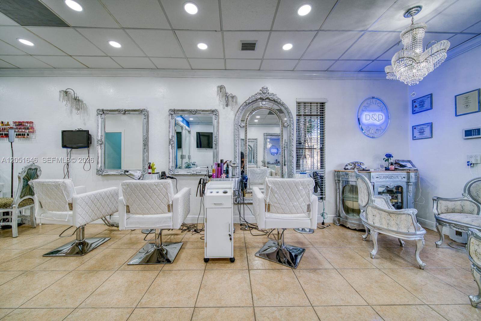 Complete Beauty Salon Assets with Prime Location Lease