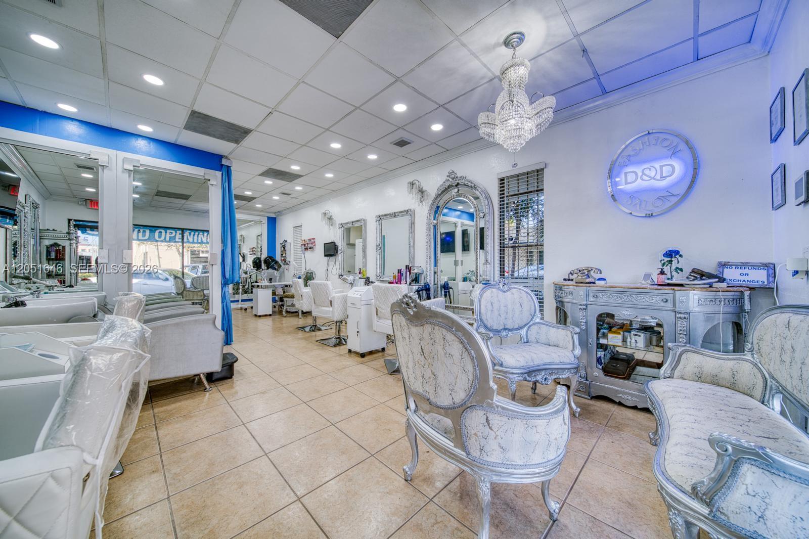 Complete Beauty Salon Assets with Prime Location Lease