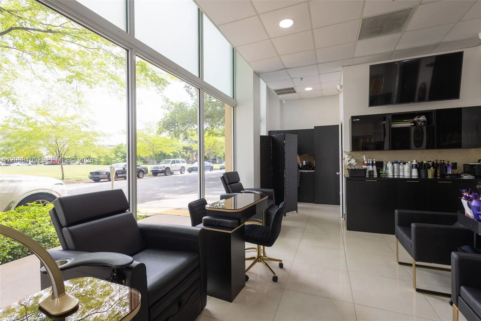 Complete Luxury Hair Salon Equipment Package with Pedicure Spa