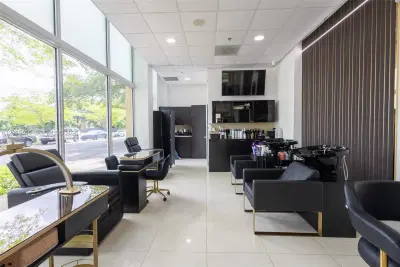 Complete Luxury Hair Salon Equipment Package with Pedicure Spa