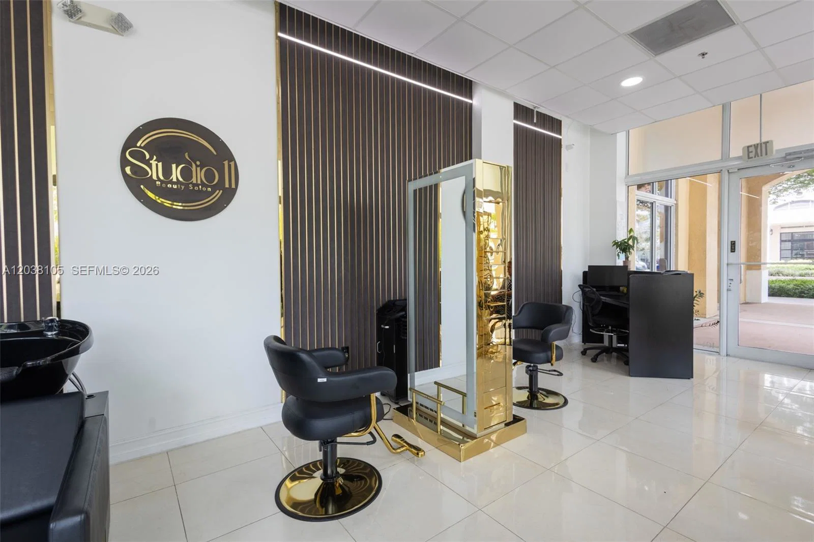 Complete Luxury Hair Salon Equipment Package with Pedicure Spa