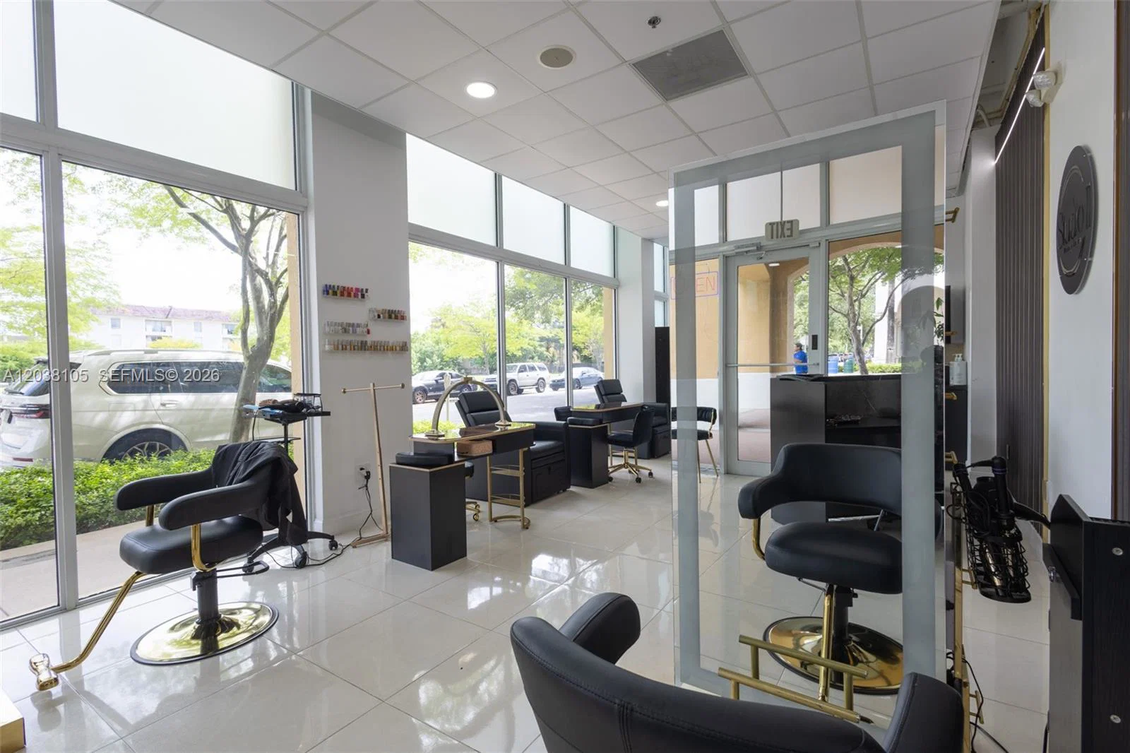 Complete Luxury Hair Salon Equipment Package with Pedicure Spa