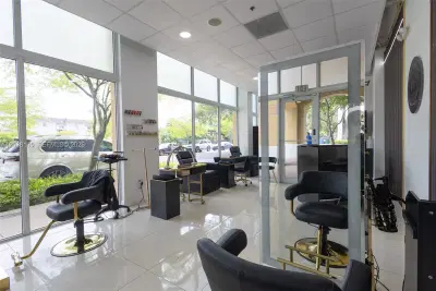 Complete Luxury Hair Salon Equipment Package with Pedicure Spa