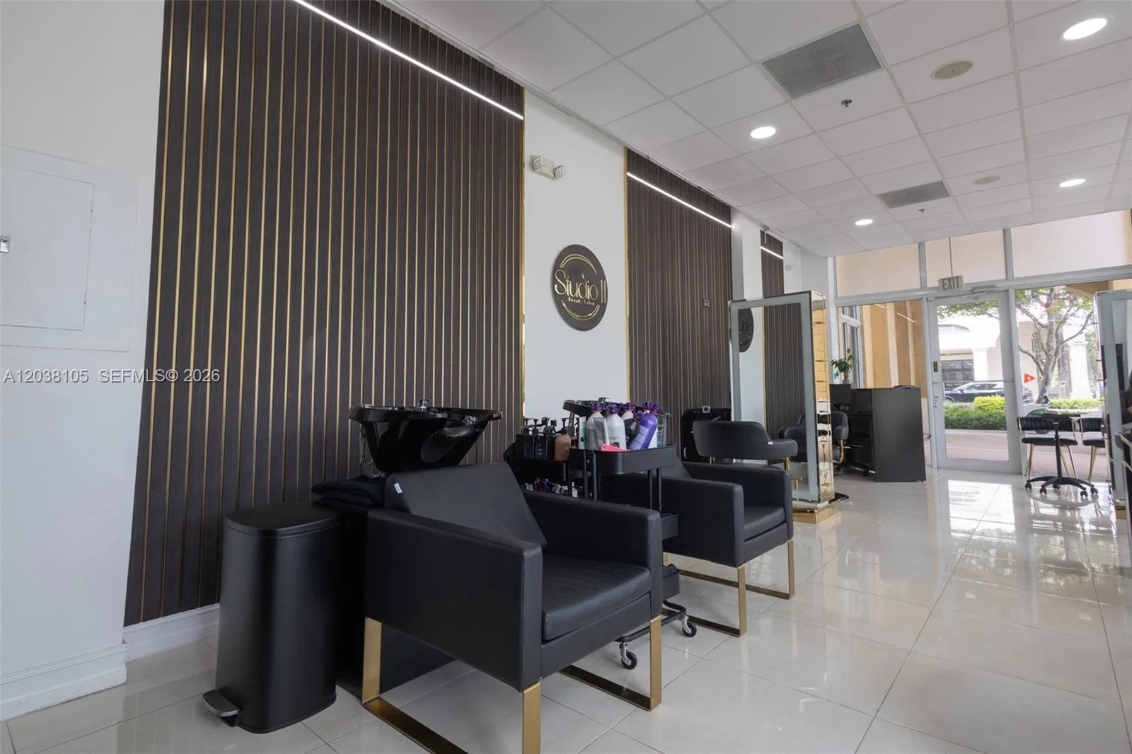 Complete Luxury Hair Salon Equipment Package with Pedicure Spa
