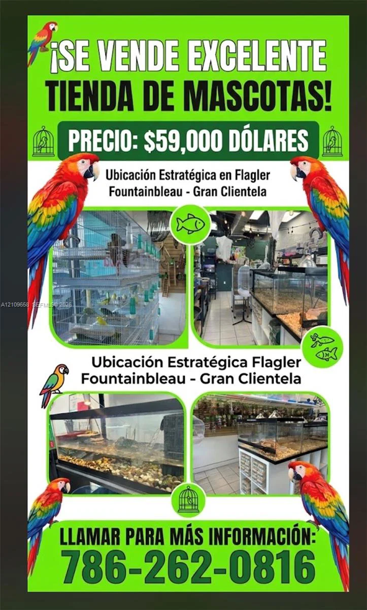 Turnkey Pet Store with Prime Retail Location
