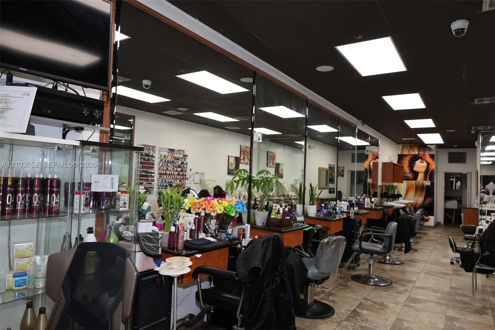 Complete Hair and Nail Salon Assets in High Traffic Location