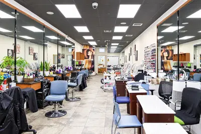 Complete Hair and Nail Salon Assets in High Traffic Location