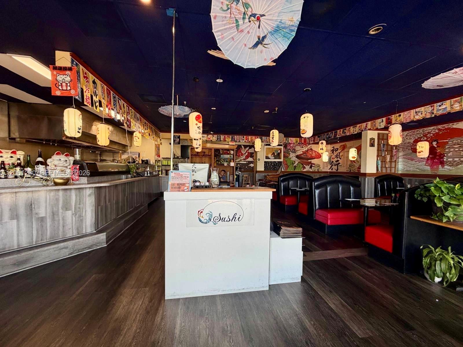 Established Sushi Bar  Grill with Multiple Income Streams