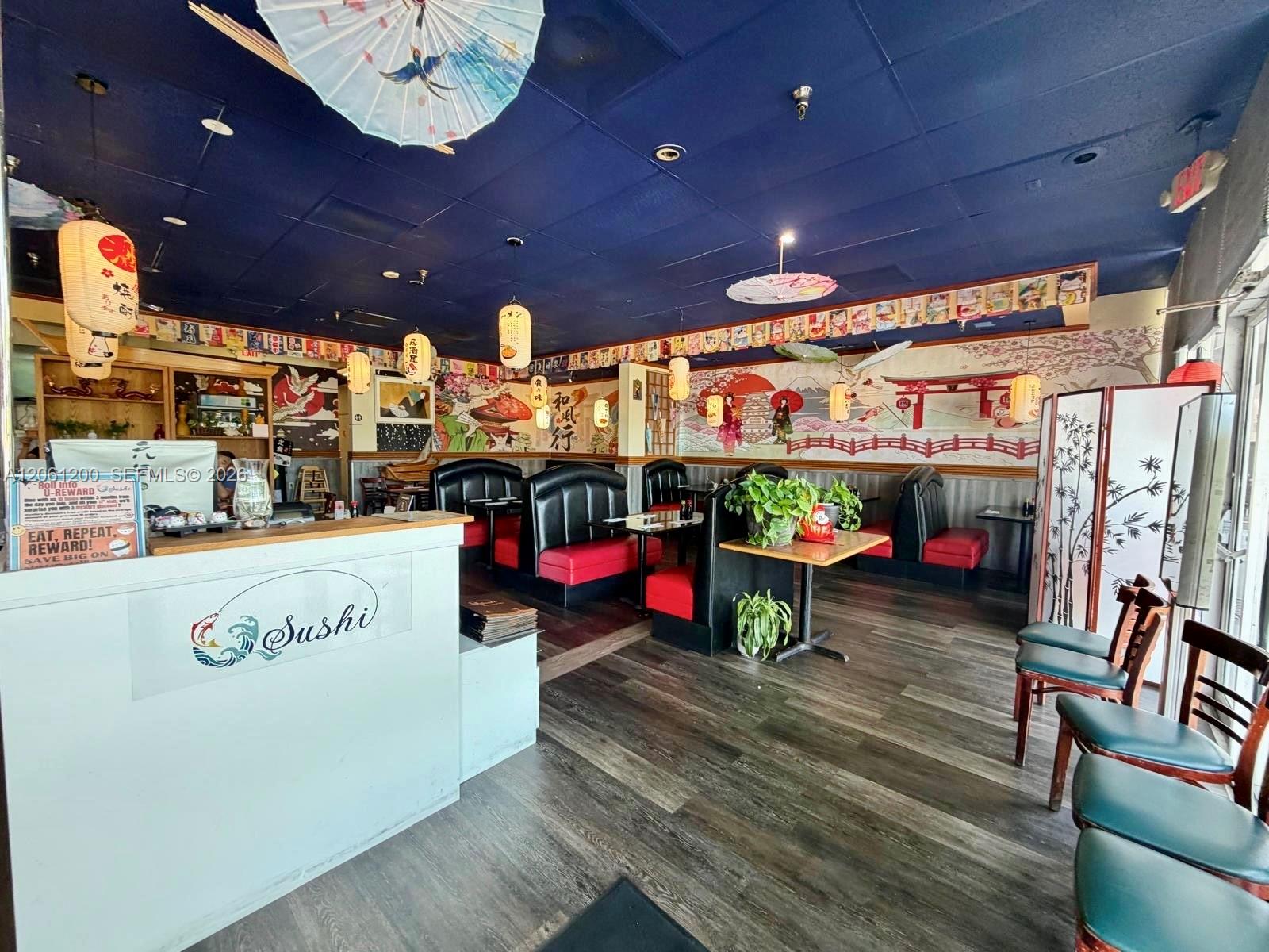 Established Sushi Bar  Grill with Multiple Income Streams