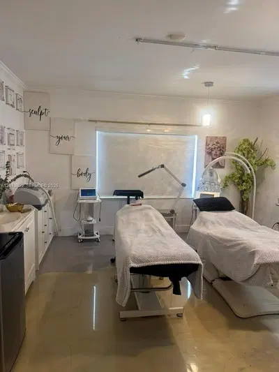 Complete Salon Equipment Package with Private Treatment Rooms