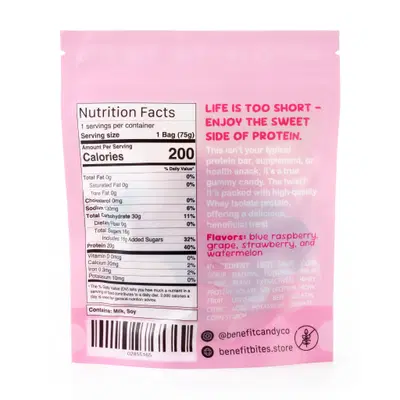 High Protein Candy Brand with Proprietary Formulations