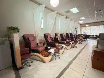 Complete Nail Salon Equipment Package with Dedicated Eyebrow Suite