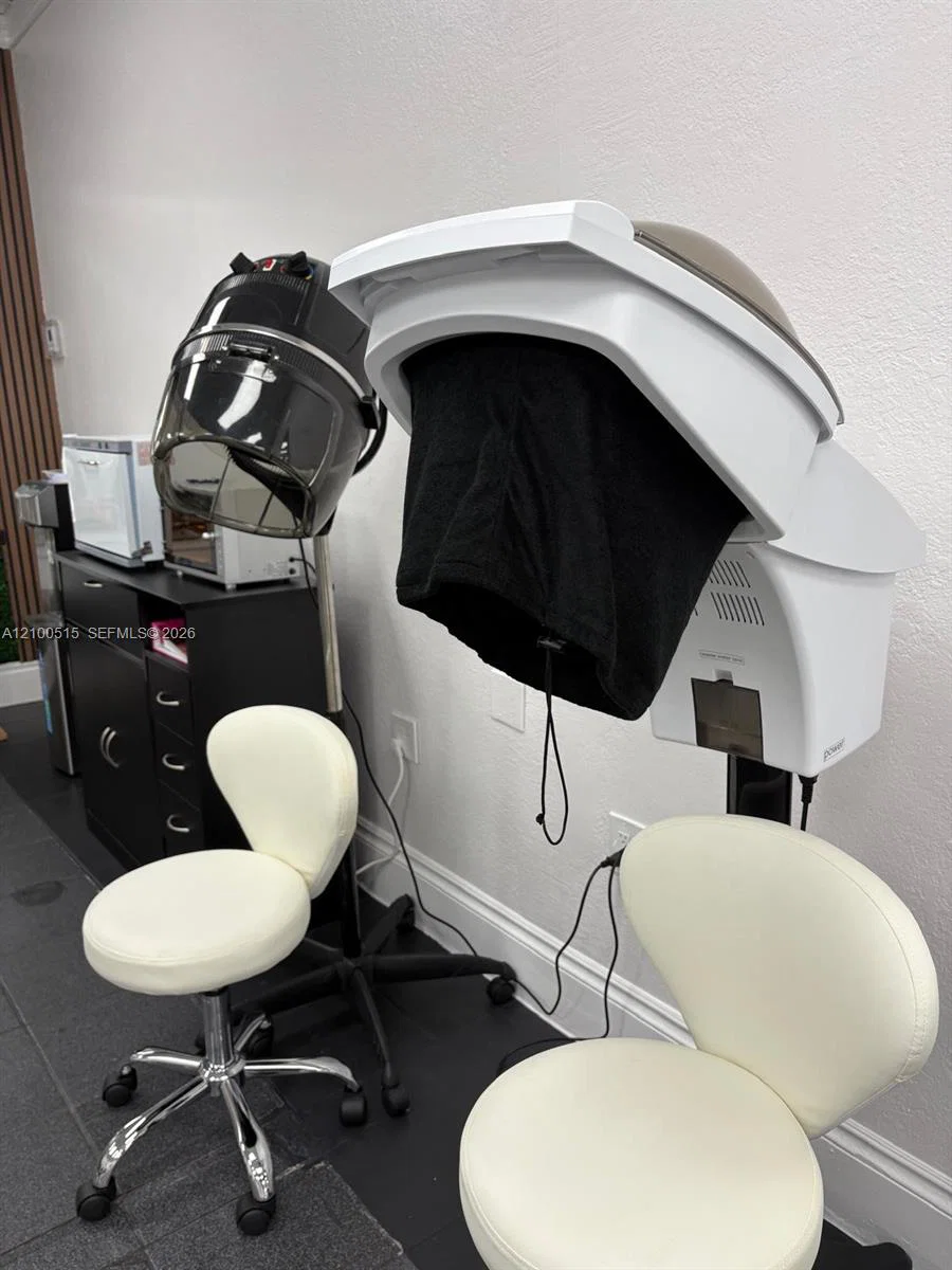 Complete Salon Fixtures and Equipment with Modern Amenities