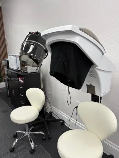Complete Salon Fixtures and Equipment with Modern Amenities