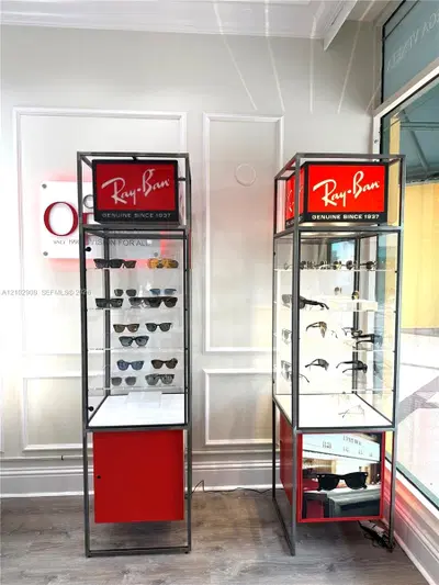 Complete Optical Shop Assets with Modern Fixtures and Inventory