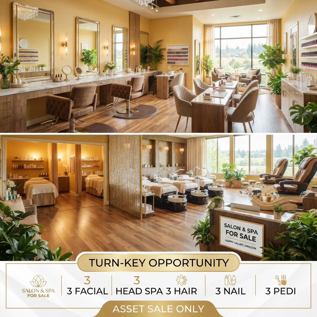 Elite Turn Key Salon Spa Assets with Advanced Clinical Equipment