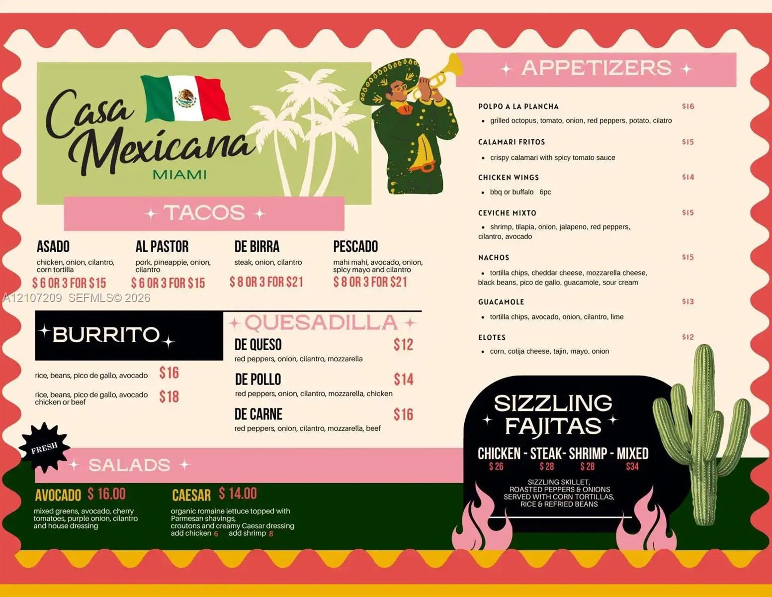 Premier Mexican Restaurant with 4COP Liquor License