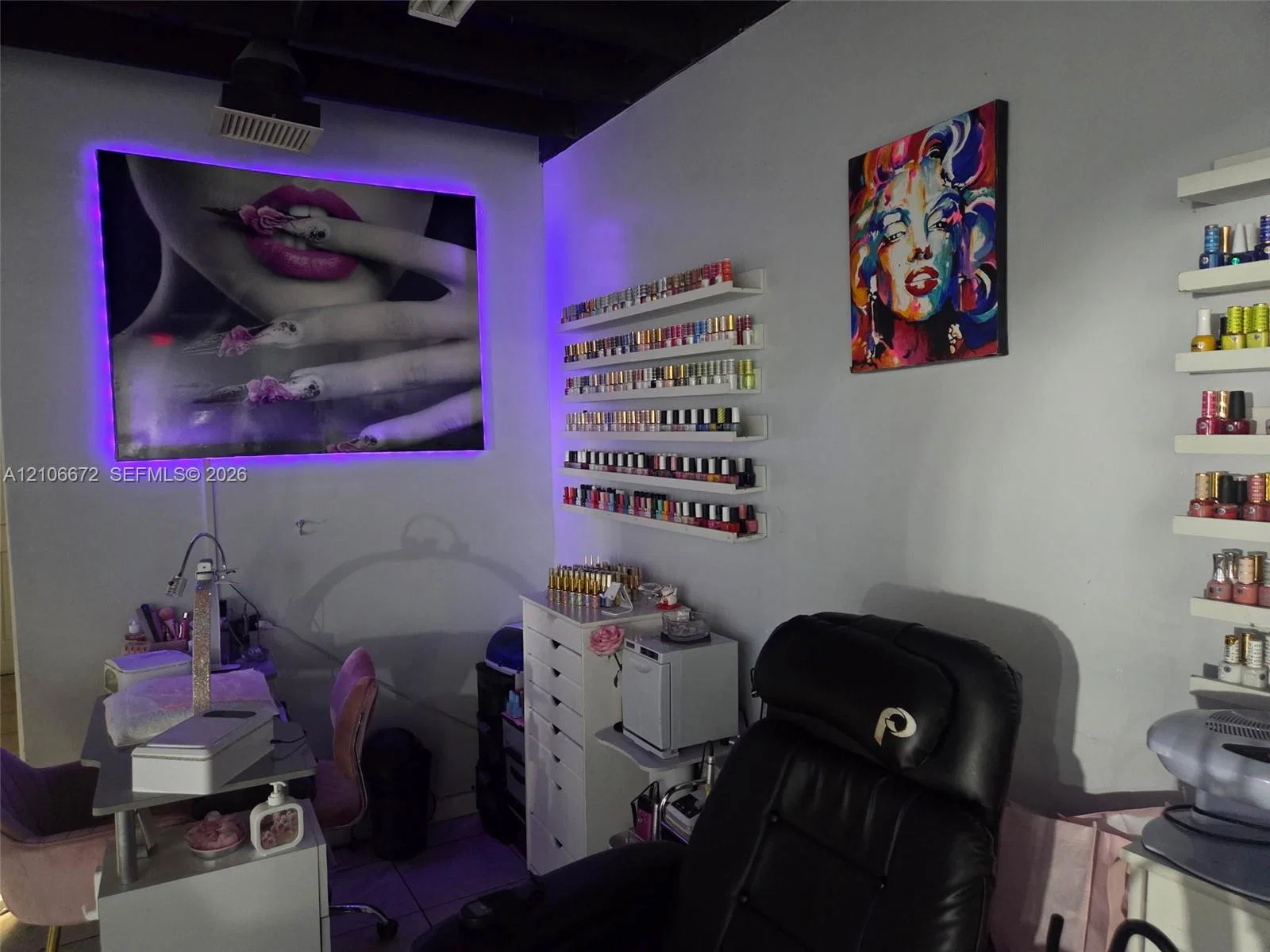 Complete Salon Equipment Package with Nail Service Equipment