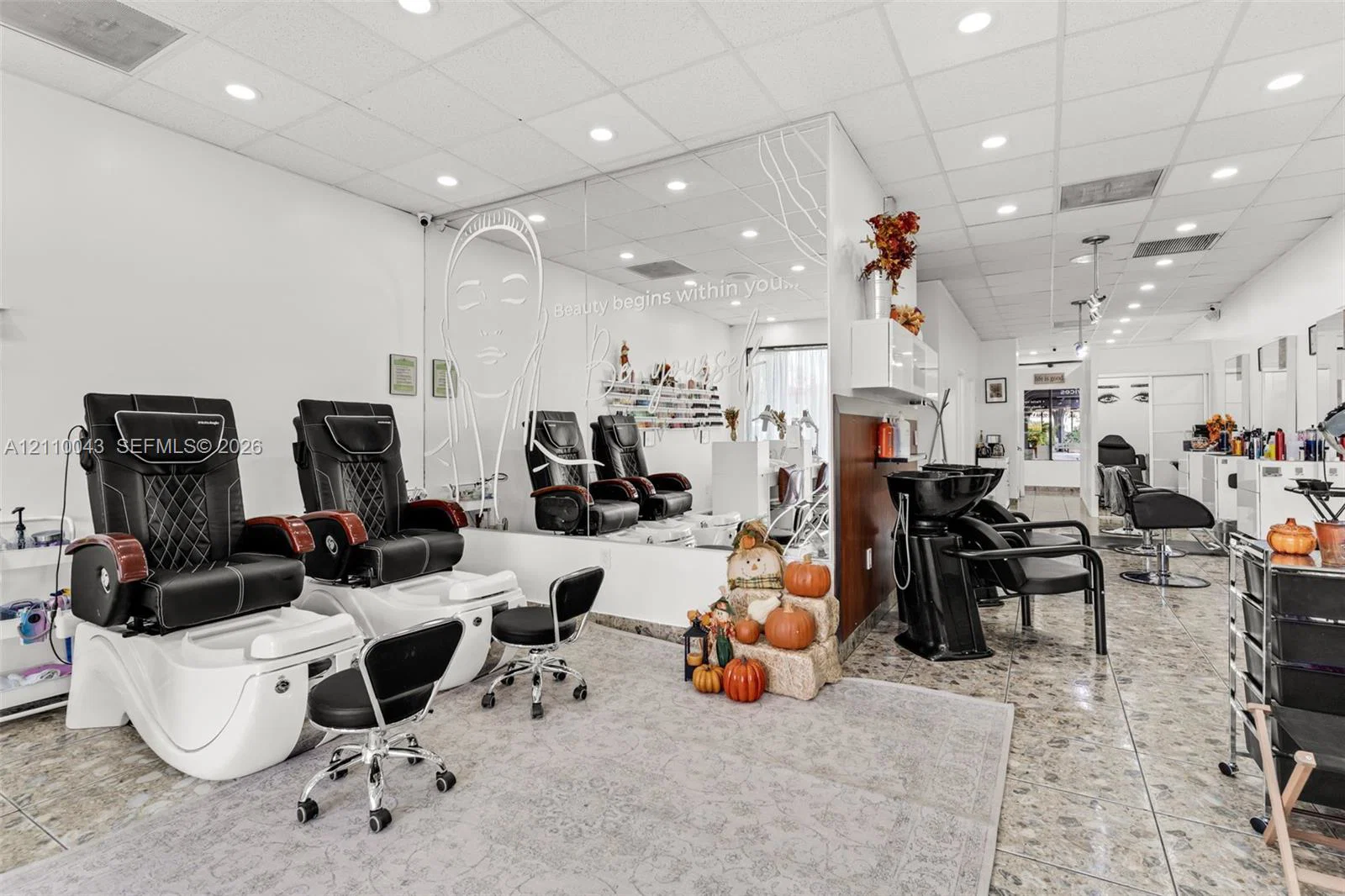 Complete Beauty Salon Asset Package with Private Service Rooms
